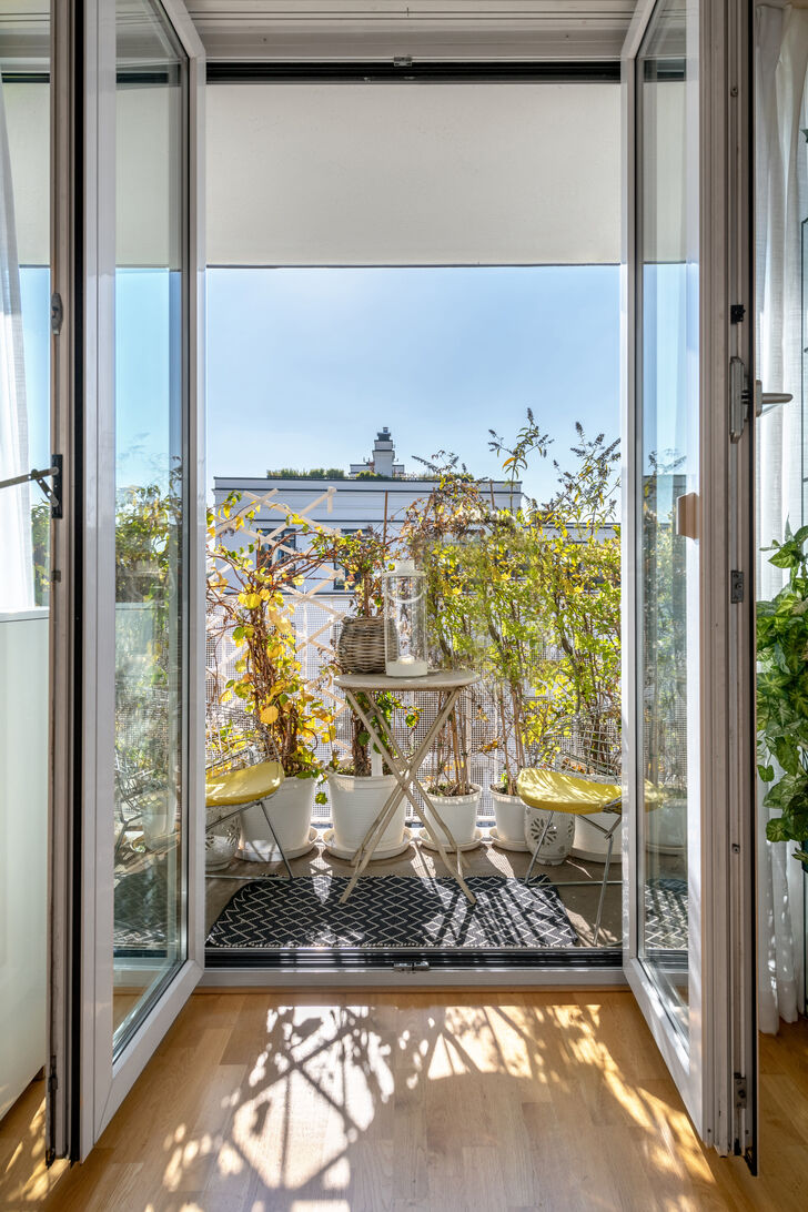Sonniger Südbalkon