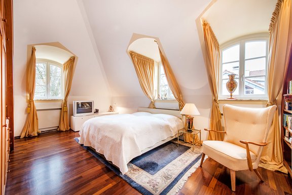 Guest room in the attic