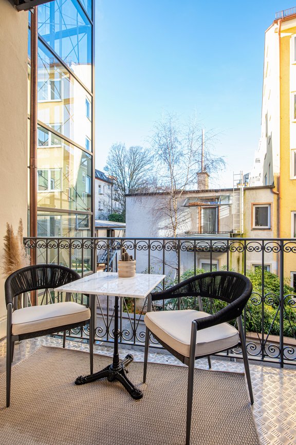 Balkon zum Innenhof