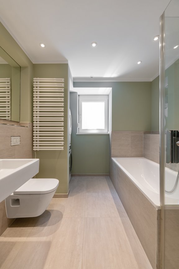 Wannenbad im Souterrain