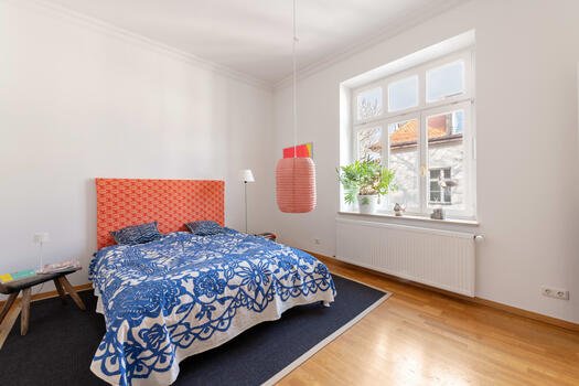 Master bedroom with dressing room