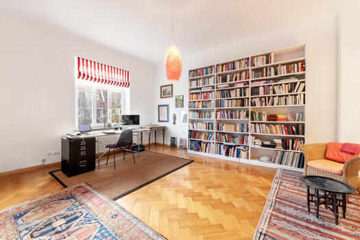 Historic herringbone parquet