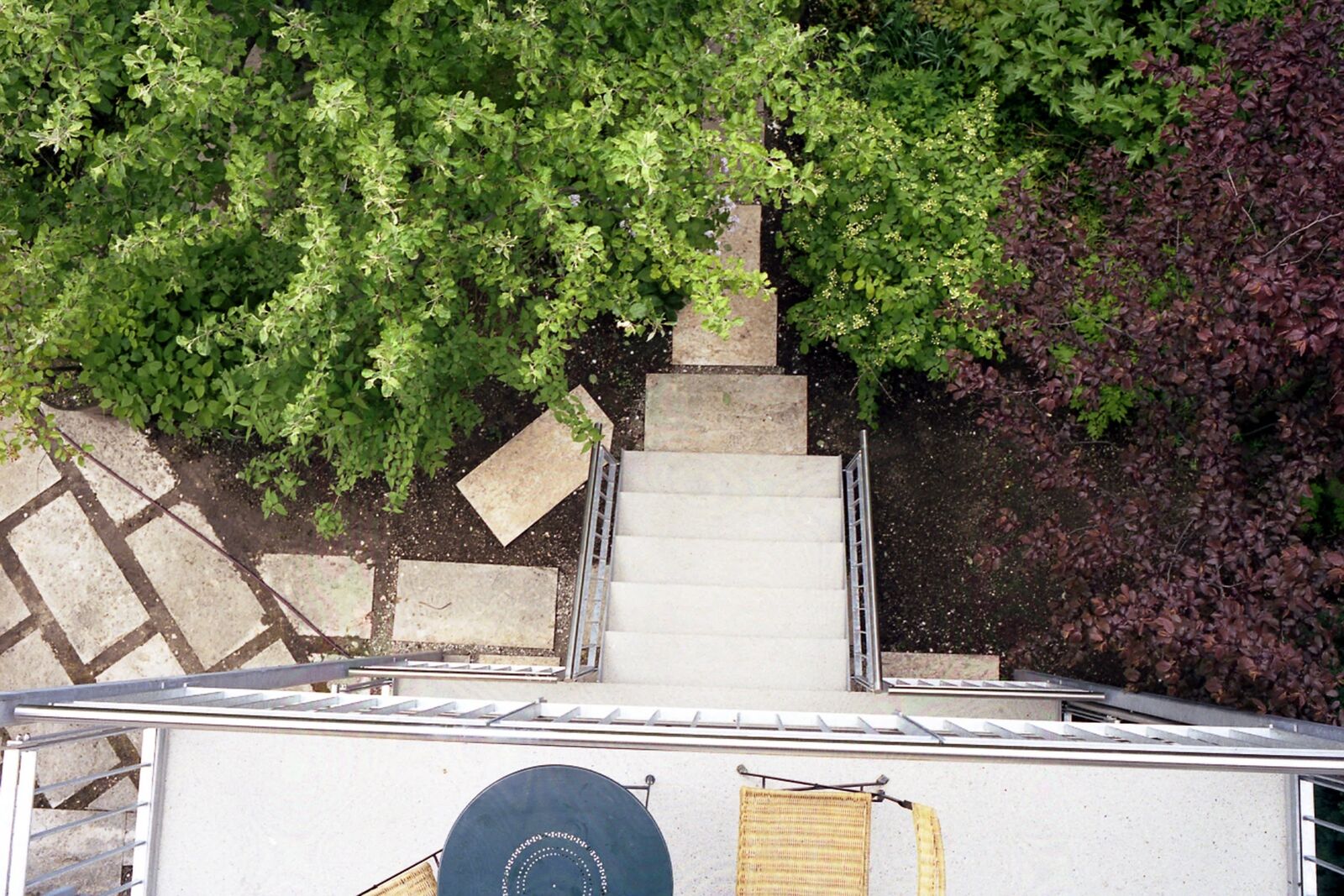Blick vom Balkon