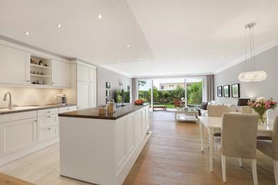 Sehr hochwertige, elegante 4-Zimmer-Gartenwohnung