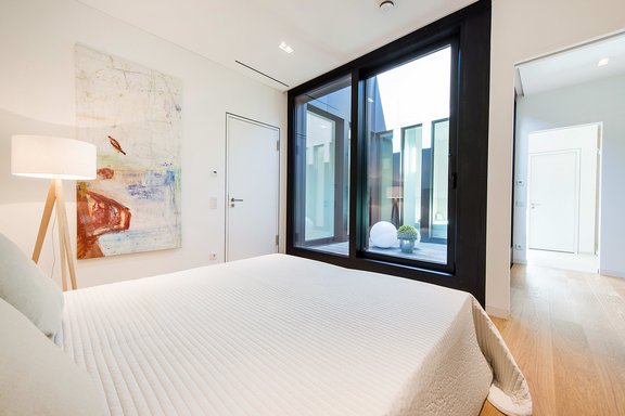 Bedroom with access to the patio