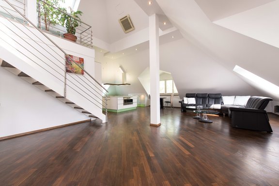 Beeindruckender Livingbereich über 2 Ebenen