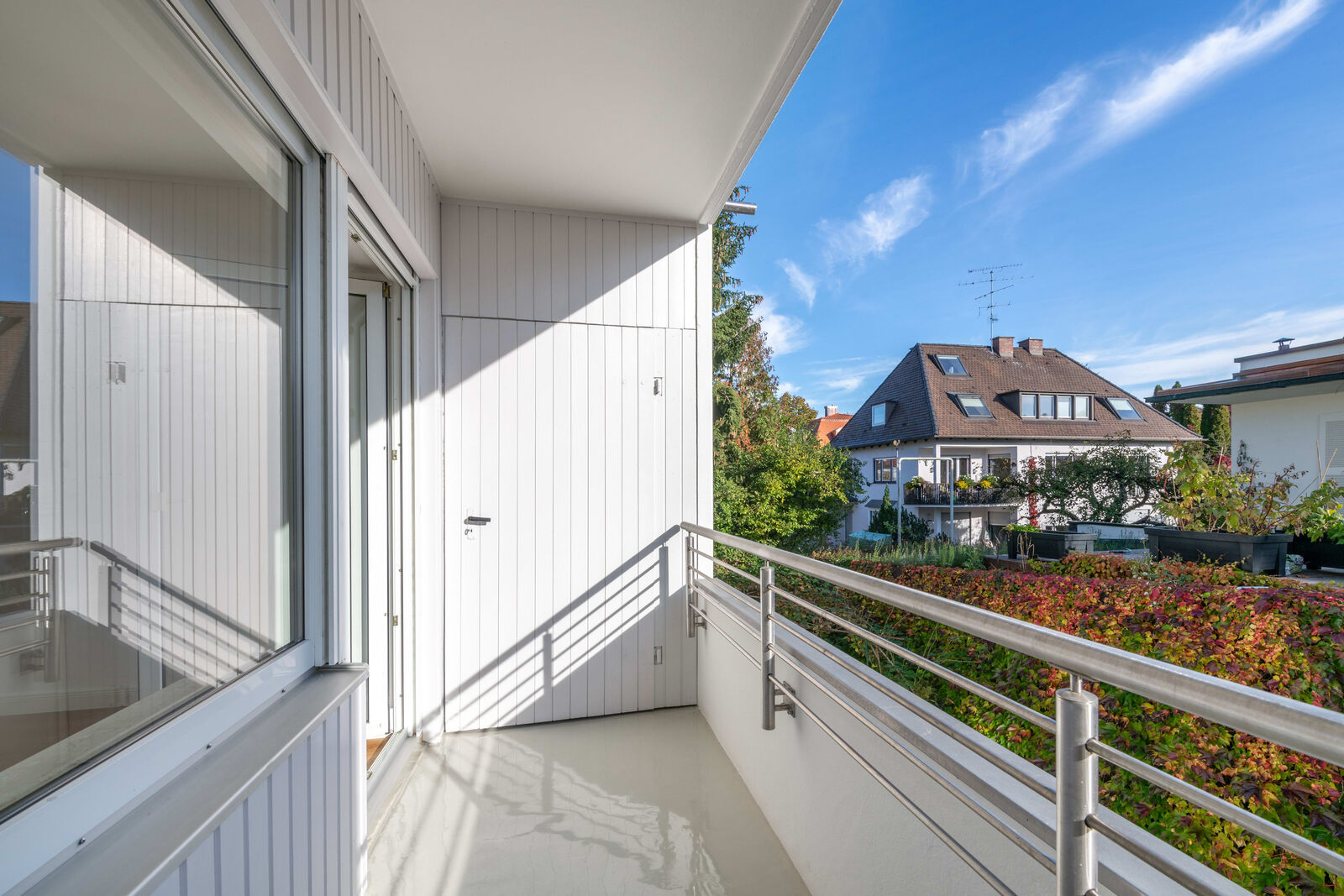 Loggia mit Gerätekammer