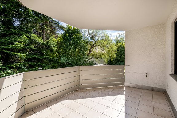 Sonniger Süd-West-Balkon