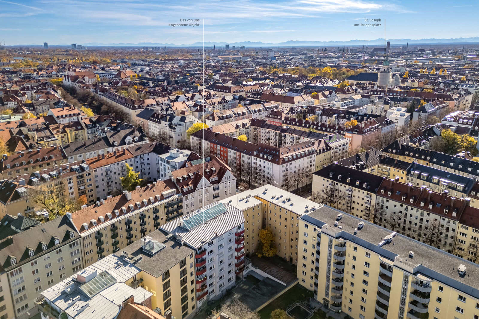 Weitblick bis zu den Alpen