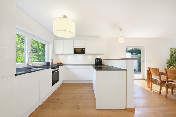 Perfekt geplante Küche