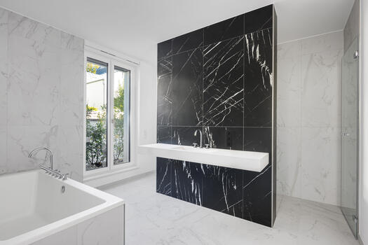 Luxurious master bath