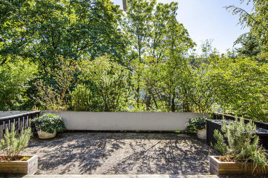 Spacious south facing terrace