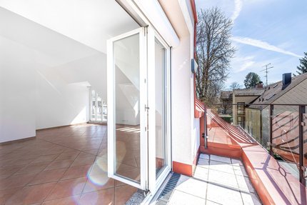 Dachterrasse nach Südwesten