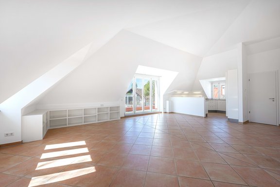 Wohn-/Essbereich, offene Küche