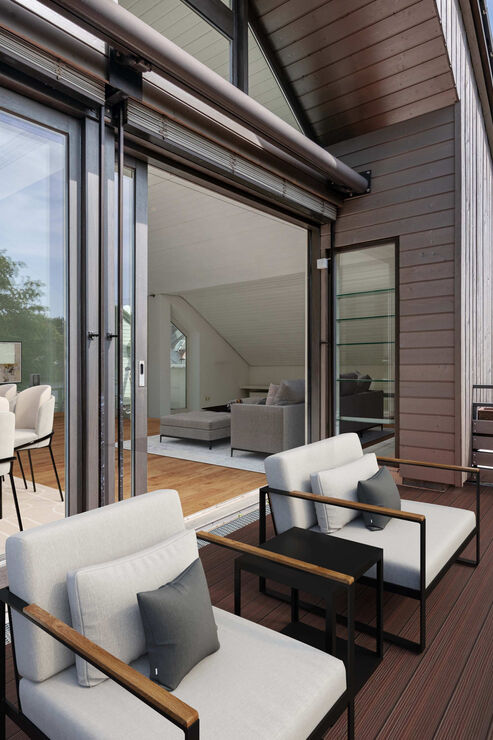 Balkonterrasse (Visualisierung)