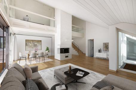 Zur Modernisierung: Sonnige 3,5-Zimmer-Wohnung mit Dachterrasse und Blick ins Grüne