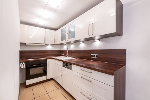 Nolte-Einbauküche im Untergeschoss