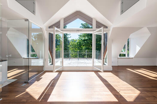 Roof terrace with dream view