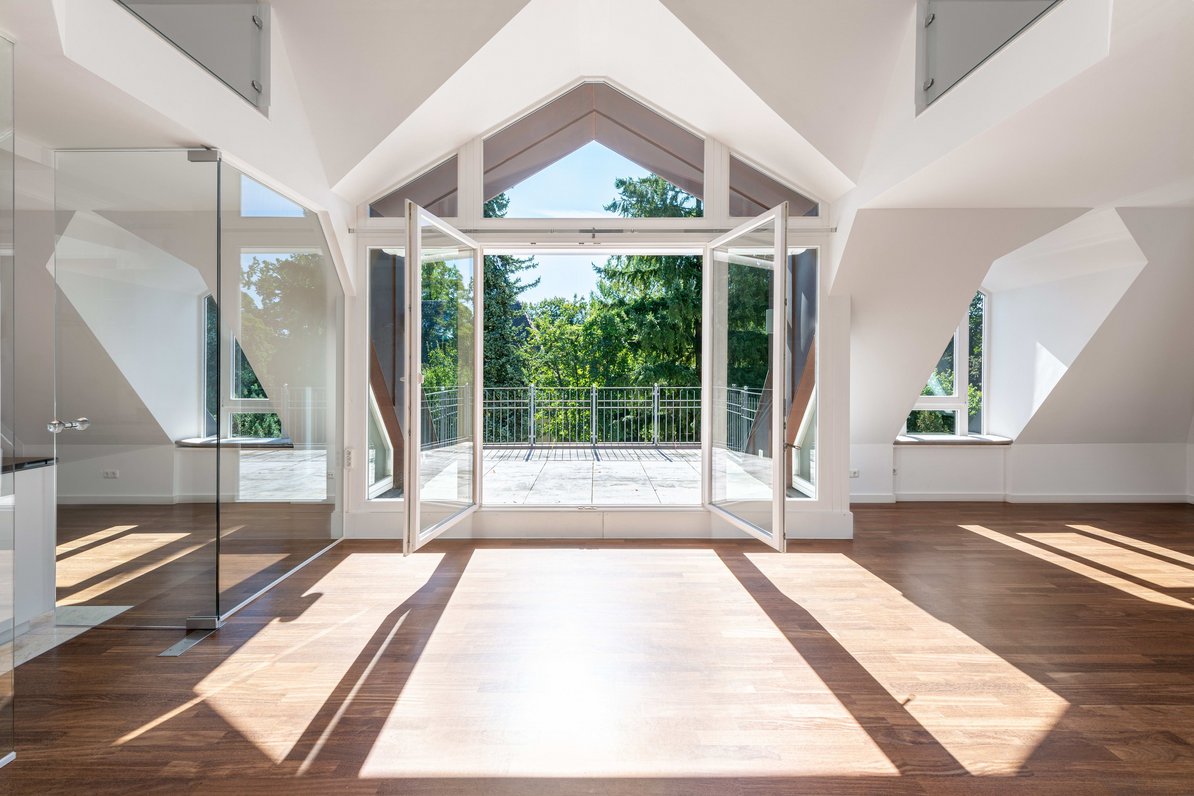 Roof terrace with dream view