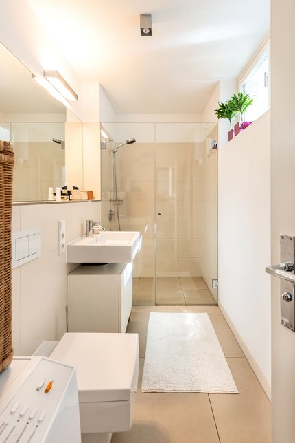 Duschbad im Souterrain