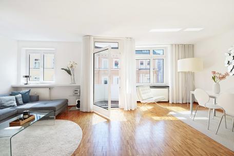 Sonnige, ruhige 2-Zimmer-Wohnung in urbaner Toplage