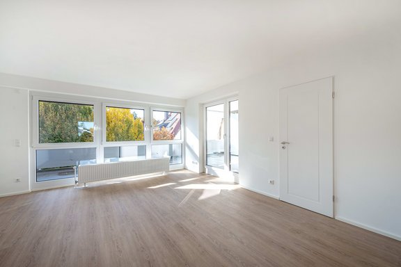 Roof studio flooded with light