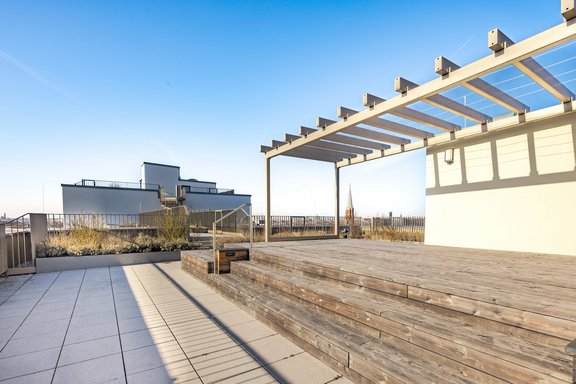 Community rooftop garden