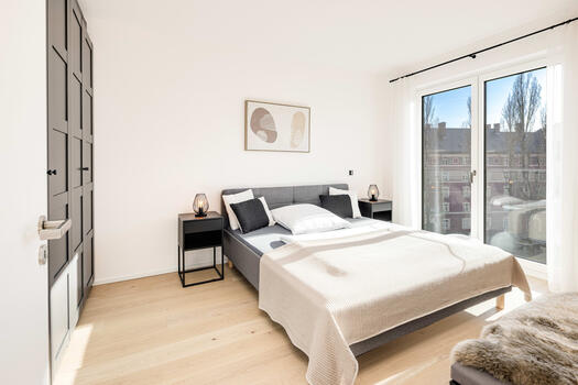 Light-filled bedroom
