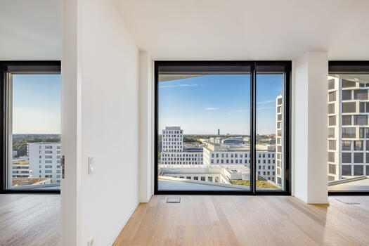 Ausblick aus der Wohnung