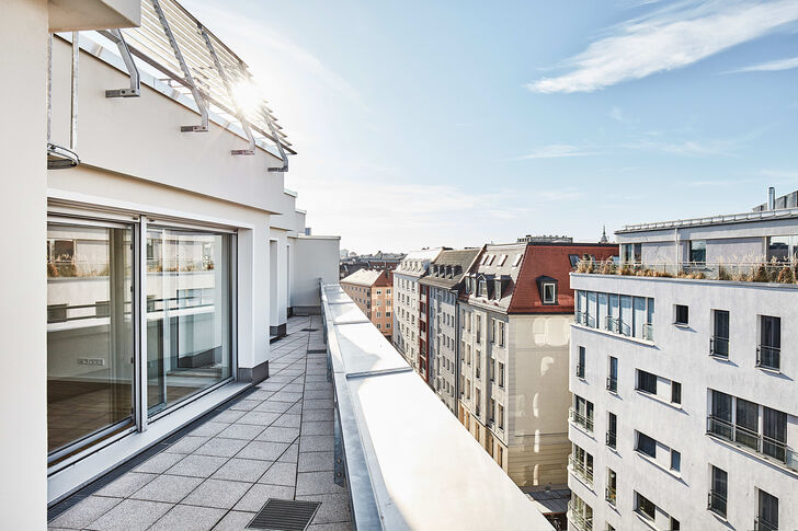 Ausblick aus dem 4 OG