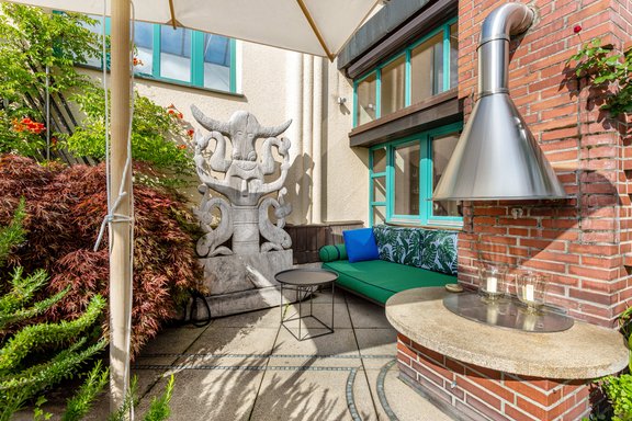 Charmantes Outdoor-Refugium