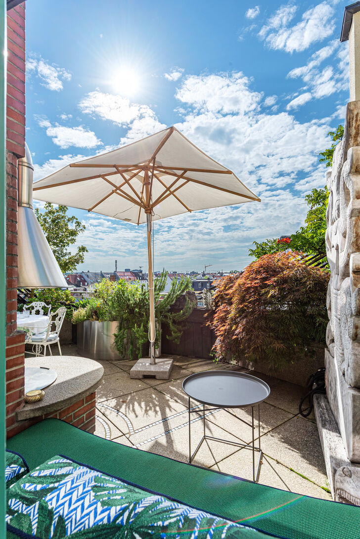 Dachterrasse mit Ausblick
