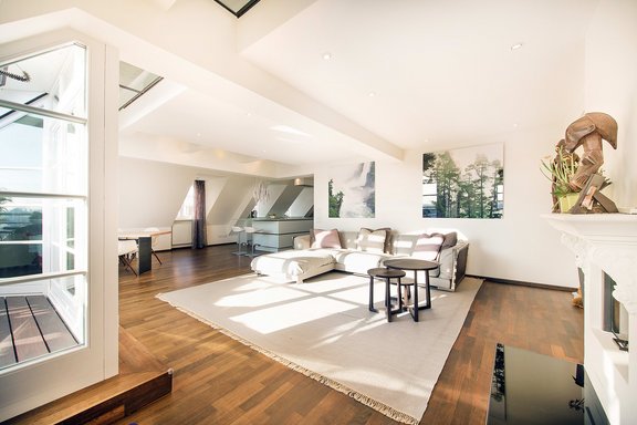 Living area with dining place