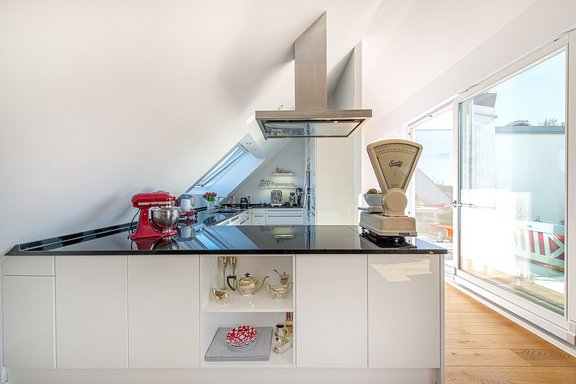 Kitchen with terrace access