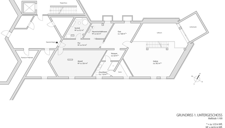 Grundriss 1UG