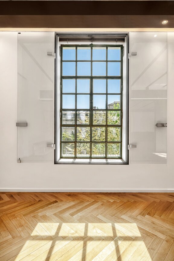 Historic studio windows