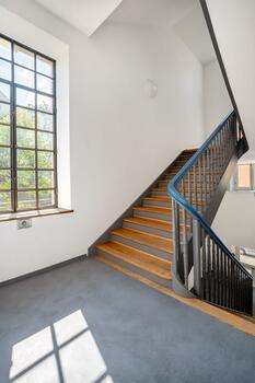 Historisches Holz-Treppenhaus