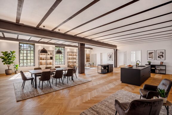 Loft-Etage, visualisiert