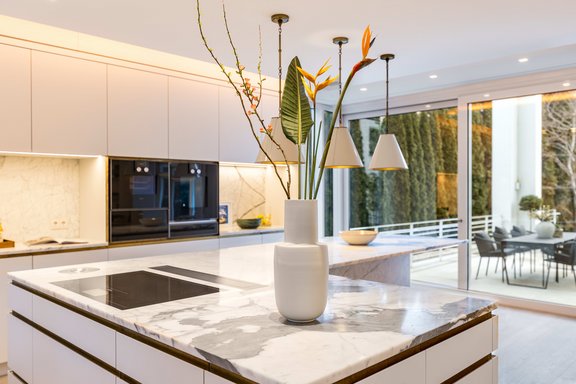 Wohnküche mit Essplatz