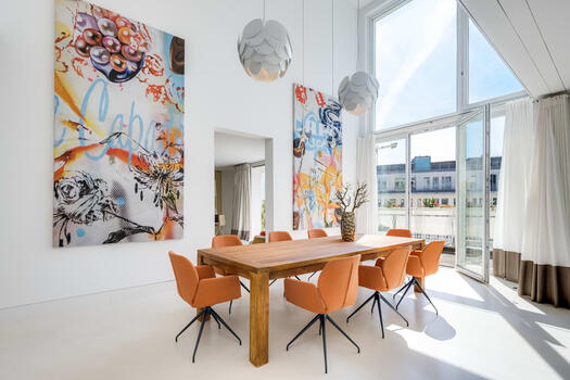 Wände als Galeriefläche