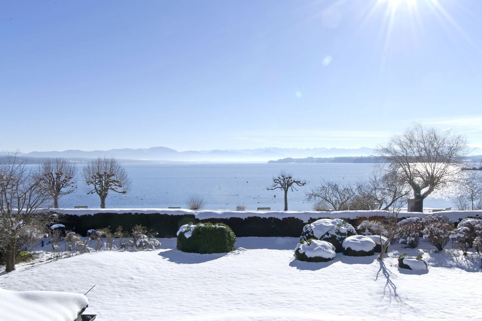 Seeblick im Winter