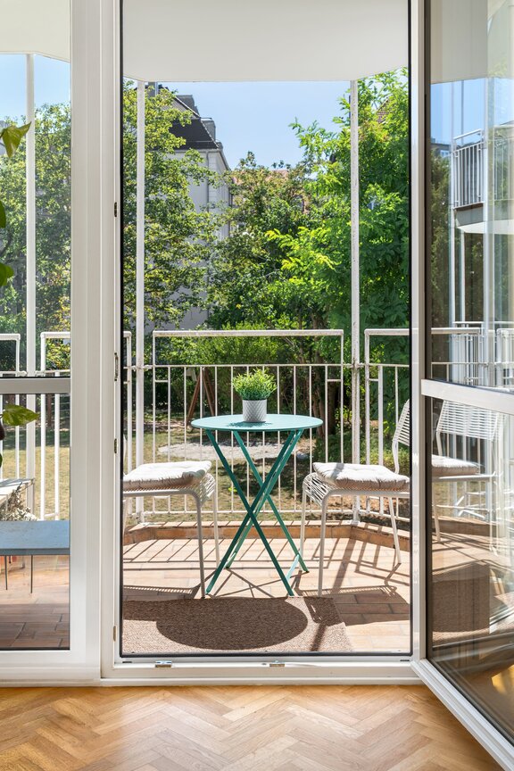 Weiter Blick vom Südbalkon