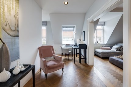 Room structure with wing door