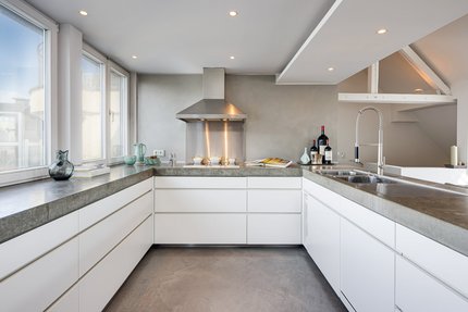 Stylish kitchen with branded appliances