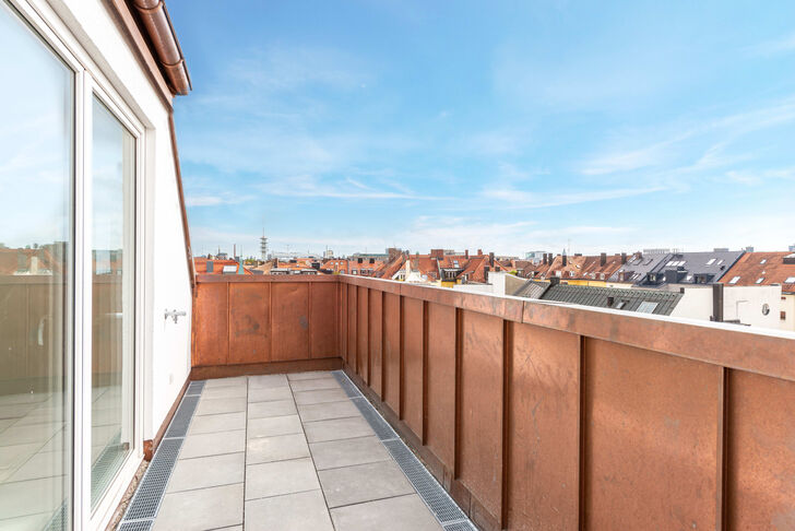 Balkon mit Südausrichtung