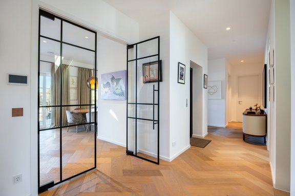 Lofttüren und Eichenparkett