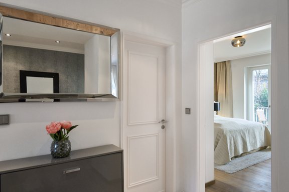 Gut gegliederte Räumlichkeiten