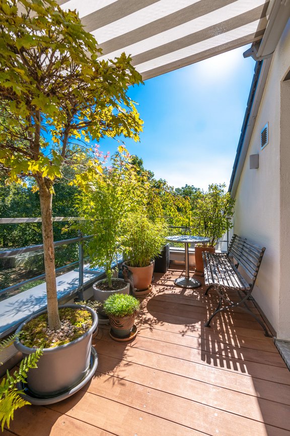 Sonnige Dachterrassen