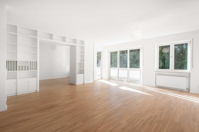 Stylishly modernised 3.5-room terrace apartment in a quiet, green dream location on the banks of the Isar river