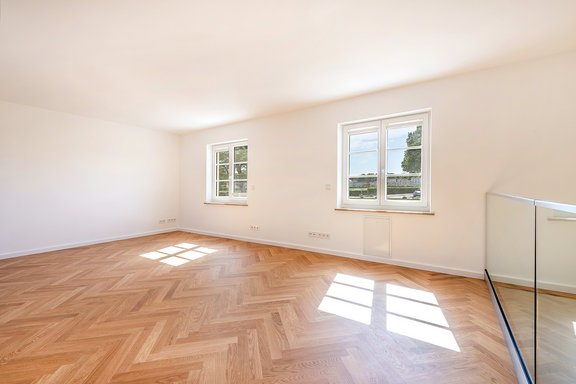 Wohnbereich mit Schlossblick